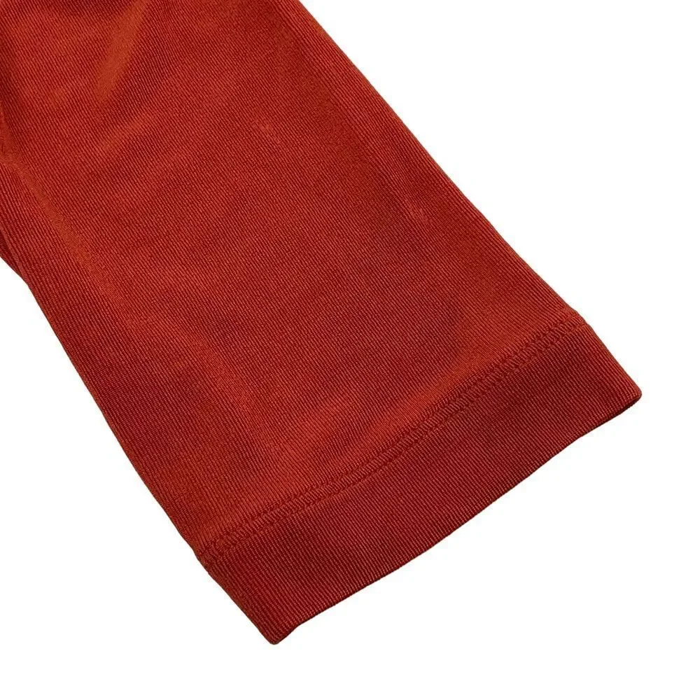 Chico's Travelers Womens 3/4 Sleeve Open Front Cardigan Slinky Red Size 1 Medium